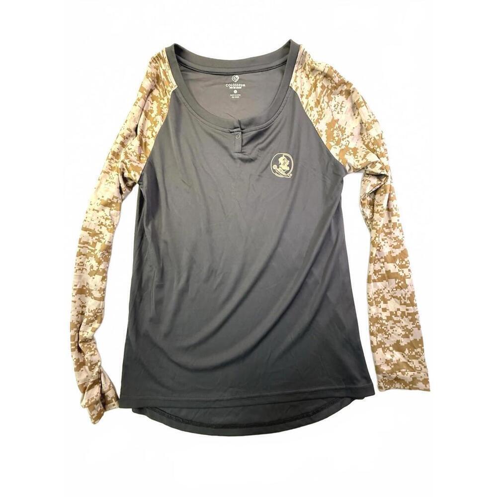 Colosseum Florida Seminoles Military Salute Small Digital Camo FSU Compression